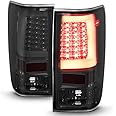 AKKON - For 04-15 Nissan Titan Pickup Smoked Lens C-Shape LED Tube Tail Brake Light Lamp Assembly