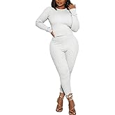 Nimsruc Sweater Two Piece Outfits For Women Knit Set