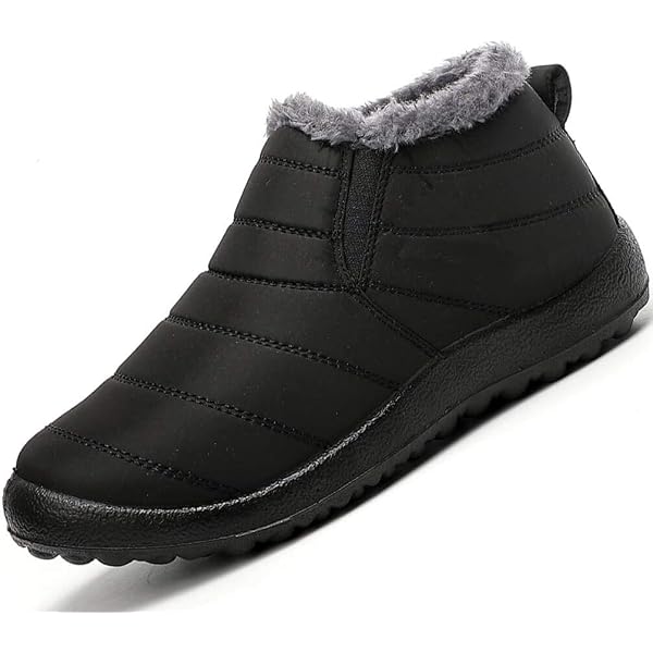 Bottes Chelsea Hiver Femme Homme - Doublure Fourrure Chaude - Tige Imperméable - Semelle Antidérapante - Style Classique Et Pratique