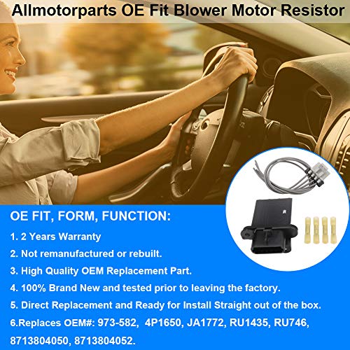 5 Resistor+Harness+Replace+973+582+2005+2017