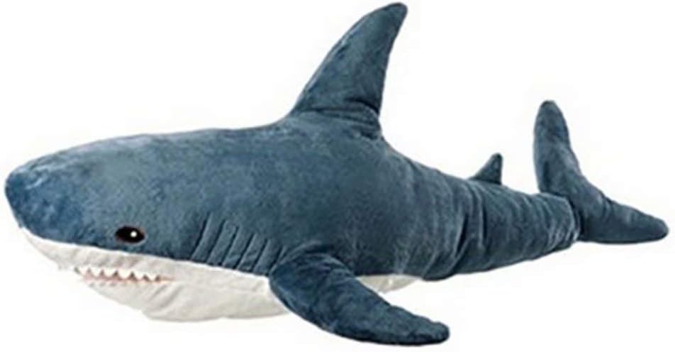 Vanoka Soft Plush Shark Toy Hugging Animal Fish Shape Sleeping Pillow 19.6 inch