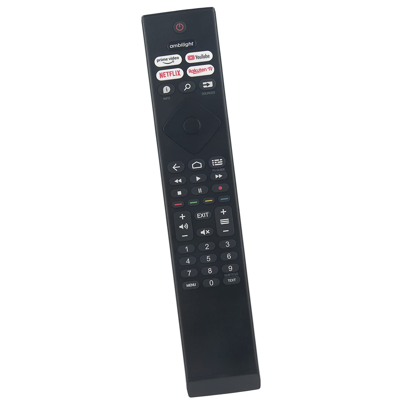 ALLIMITY Replace Remote Control fit for Philips 4K Ultra HD LED TV 32PFS6906/05 43PUS7406/12 65PUS7406/12 43PUS7906/12 50PUS7906/12 55PUS7906/12 65PUS7906/12 70PUS7906/12 75PUS7906/12 43PUS7956/12