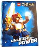 Lego Legends of Chima Wide Ruled Notebook (Colors/Graphics Vary)