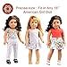 Bili 18 Inch Doll Clothes, 7 Outfit Doll Accessories Compatible with 18 Inch American Girl Doll, My Life Doll, Our Generation Doll in Xmas