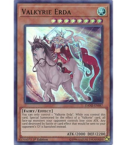 Amazon.com: Yu-Gi-Oh! - Valkyrie Brunhilde - SHVA-EN004 - Secret Rare - 1st  Edition