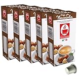 Gourmet Italian Flavored Coffee Espresso Capsules compatible with all OriginalLine Nespresso Machines, from Caffe Bonini, 50 Count (Caffè alla Nocciola - Hazelnut Coffee)