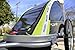 Allen Sports Premier 2-Child Aluminum Bike Trailer/Racing Stroller, Green/Grey