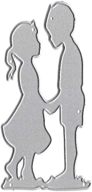 Scwopeuer Girl Boy Metal Cutting Dies Stencil DIY Scrapbooking Album Stamp Paper Card Embossing Decor Craft