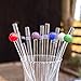 Rink Drink Gin / Cocktail Glass Swizzle Sticks - Pack Of 6 Multi Coloured Stirrers