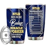 MONIZILUCKY Butler Tumbler Stainless Steel 20oz