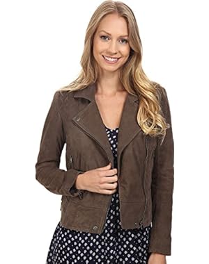 Women's Suede Moto Jacket
