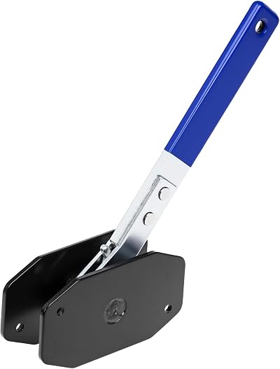 QWORK Ratcheting Brake Caliper Tool Piston Press for Car Brake Repair