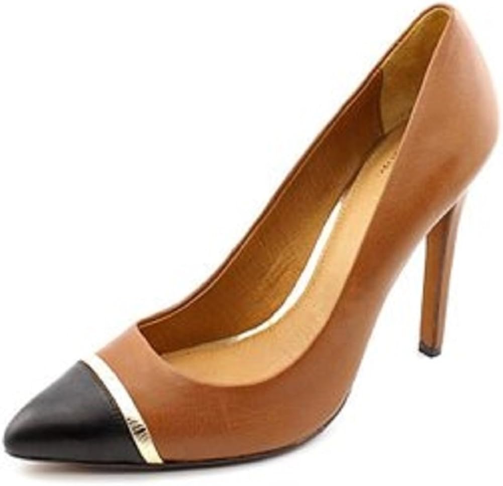 womens tan leather pumps