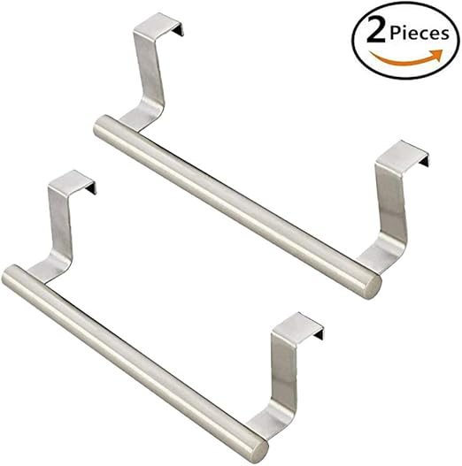 Amazon Com Vivian Over Cabinet Towel Bars Stainless Steel Kitchen