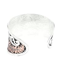 Montana Silversmiths Hope de plumas de pulsera (bc3914rg)