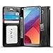 J&D Case Compatible for LG G6 / LG G6 Plus Case, Wallet Stand Slim Fit Heavy Duty Protective Shock Resistant Flip Cover Wallet Case for LG G6 Plus, LG G6 Wallet, Black