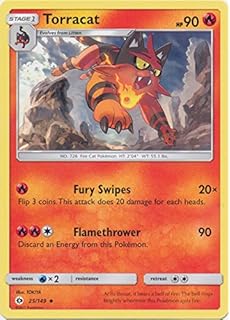 Reverse Holo Card 2x Pokemon Sun And Moon Incineroar 26 149 Rare Pokemon Individual Cards Collectible Card Games