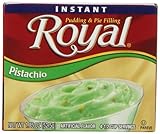 Royal Instant Pudding Dessert Mix, Pistachio, Fat