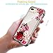 ACKETBOX iPhone 8 Plus Case/iPhone 6s Plus Case/iPhone 6 Plus Case/iPhone 7 Plus Case Floral Design PC Case and TPU Cover Full Body Protective Cover for iPhone 8/7/6s/6 Plus
