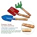 NUOLUX Outdoor Garden Tools Set Rake Shovel Kids Beach Sandbox Toy 3pcs