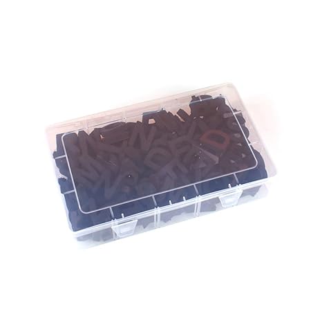 JK 124 piezas letras magnéticas para nevera, juego de regalo con ...