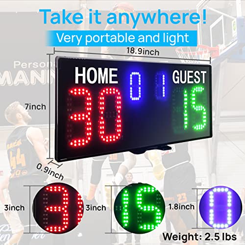 Zaalsport scorebord | scoreborden - tijdwaarneming - LED techniek - Voetbal - Korfbal - Hockey