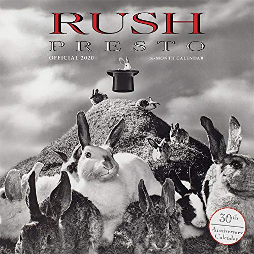 Rush 2020 12 x 12 Inch Monthly Square Wall Calendar, Music Progressive Rock Band by BrownTrout Publishers Inc.