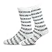 Music Cotton Crew Socks for Men Multi size 10-13