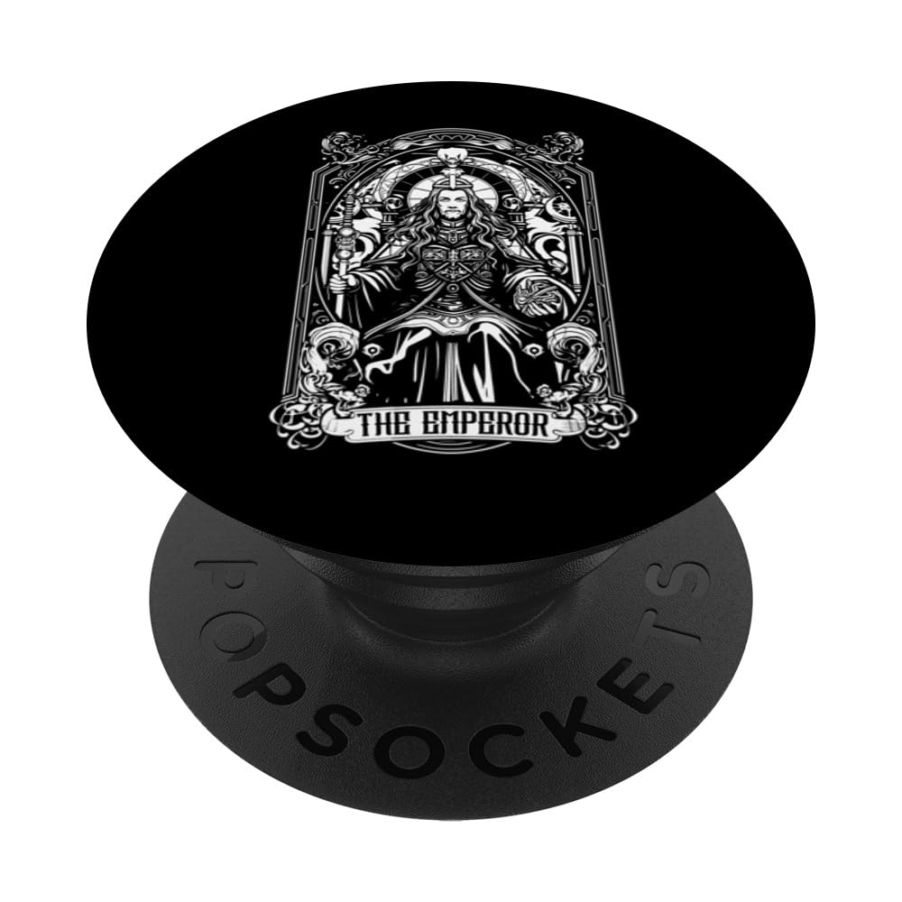 Emperor Major Arcana Tarot: Unveiling Leadership, Stability PopSockets Swappable PopGrip