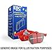 EBC Brakes Redstuff 3000 Series Sport Brake Pad Set DP31574C to Fit FORD (AUSTRALIA AND NEW ZEALAND),MAZDA,OPEL,FORD,VAUXHALL,VOLVO,SAAB