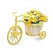 Louis Garden Nostalgic Bicycle Artificial Flower Decor Plant Stand (Orange)
