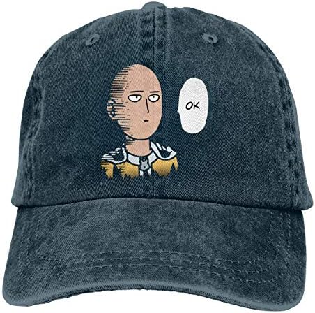 Trucker Cap Saitama Ok Durable Baseball Cap Hats Adjustable Dad Hat Black