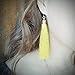 Mina Gold Long Tassel Draping Extra Long Shoulder Duster Earring
