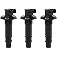 Ignition Coil Pack 3pcs Compatible with SeaDoo GTX RXP RXT GTI WAKE GTS 130 155 215 255 260 ALL 4-TEC Models Replaces# ‎420664020, 296000307