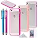 iPhone SE 5s 5 Case, Wisdompro® 3 Packs Colorful Soft TPU Gel + Clear Hard PC Hybrid Bumper Protective Case Covers for Apple iPhone 5/5s/SE