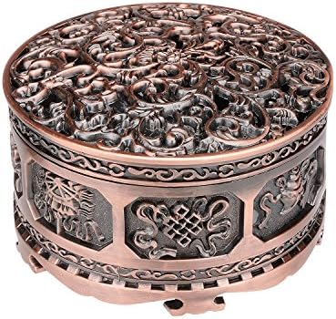 TtoyouU Chinese Incense Burner Incense Holder Incense Bowl Handmade Censer (Anti-bronze)