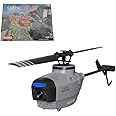 Actualia C127AI Scout Drone RC Helicopter with 1080P Camera, 4CH Remote Control Military Aircraft with 6-Axis Gyro, Optical Flow Positioning (RTF Version)