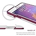 Galaxy Note 4 Case, Zectoo Hybrid Impact Slim Rugged Defender Protective Bumper Cute Women Girls Flexible Enhanced Non-Slip Grip Case Soft Armor Cover Shell for Samsung Galaxy Note 4 IV SM-N910H Wine