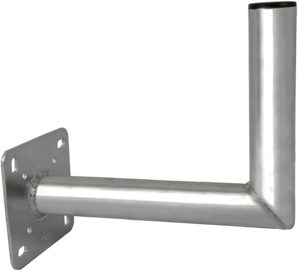 PremiumX Satellite Wall Mount Bracket 25 cm Aluminium Support Holder for Sat Dish Antenna