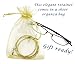 Silk Rose Women’s Eyeglass Beaded Chain and Badge Holder for IDs and Cards, Gold