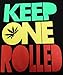 Keep One Rolled Marijuana 420 Pot Blunt Dank Weed Smoker Funny Men's T-Shirt - (Small) - Black