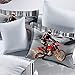 THEE Twin Bed Sets for Boys Dirt Bike Motocross Bedding Duvet Cover Quilt Cover(Twin)