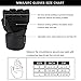 Brace Master MMA Gloves UFC Gloves Leather More Paddding for Men Women Knuckle Wrist Protection, Fingerless Sparring Gloves for Training, Kickboxing, Muay Thai, Boxing, Punching (Black, Medium)