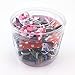 yueton Pack of 24 Lovely Printing Style Metal Binder Clips, Paper Clips Clamps File Organizer