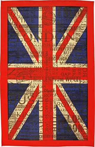 London Souvenir Union Jack Tea towel 100% Cotton