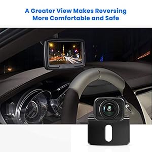 AUTO-VOX CS-2 Telecamera Retromarcia Wireless Digitale, Impermeabile IP68, Visione Notturna, Monitor da 4.3… - immagine 5