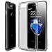 iPhone 7 Plus Case, iPhone 7 Plus Case Clear, ESR Soft TPU Bumper + Hard Clear Back Cover [Slim Fit] [Crystal Clear] JET BLACK Optimized Hybrid Case for 5.5 inches iPhone 7 Plus (Transparent Grey)