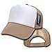 DECKY 2 Tone Trucker Cap, Khaki, One Size