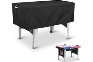 Loenel Air Hockey Arcade Table Cover, Waterproof Outdoor Hockey Game Table Covers for Arcade Tables, Indoor Living Tables Cover Accessories