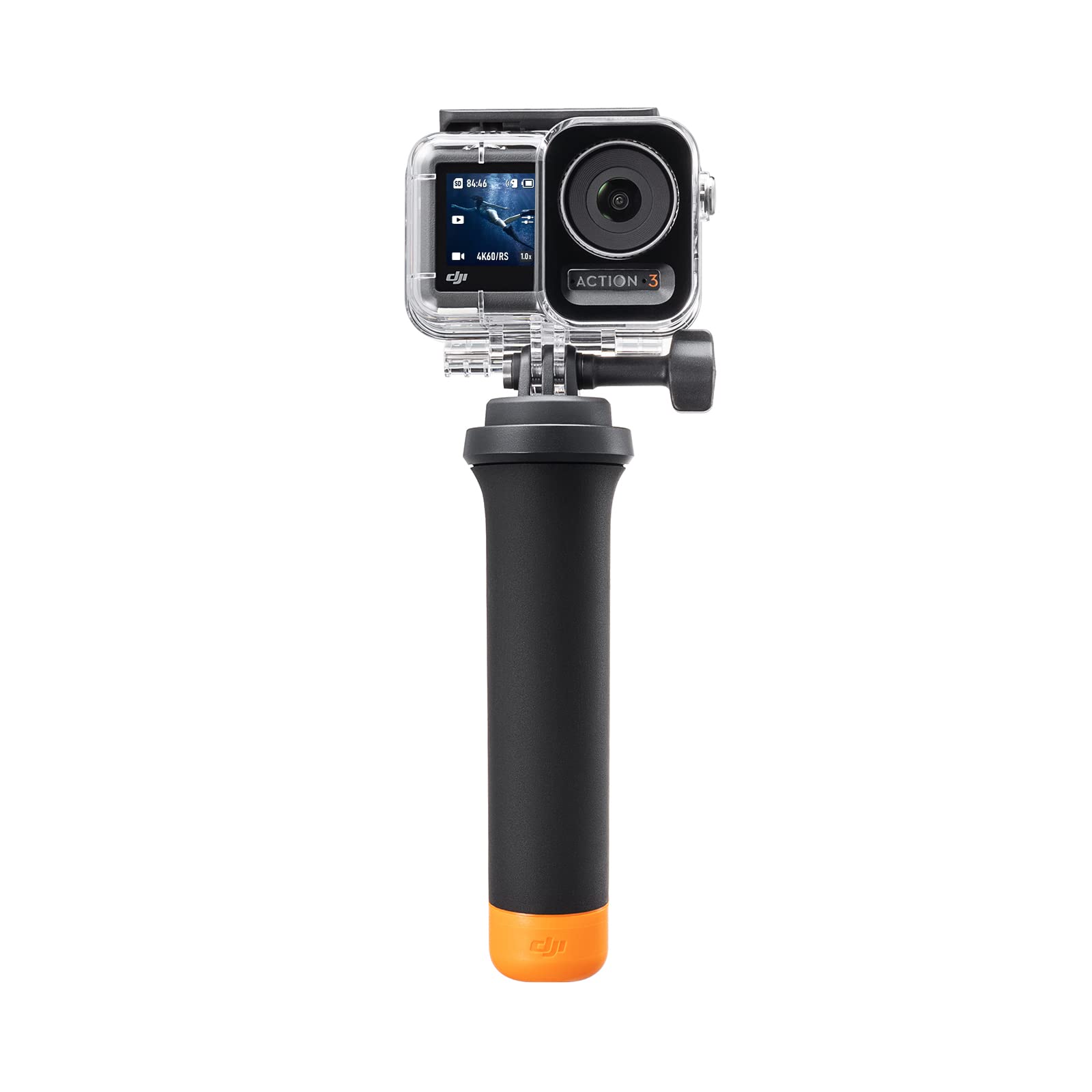 DJI Osmo Action 3 Diving Combo - Waterproof Action Camera for Diving and Surfing, Waterproof Case and Floating Handle Included, 60m Waterproof, 4K/120fps & Super-Wide FOV, Dual Touchscreens, Vlogging